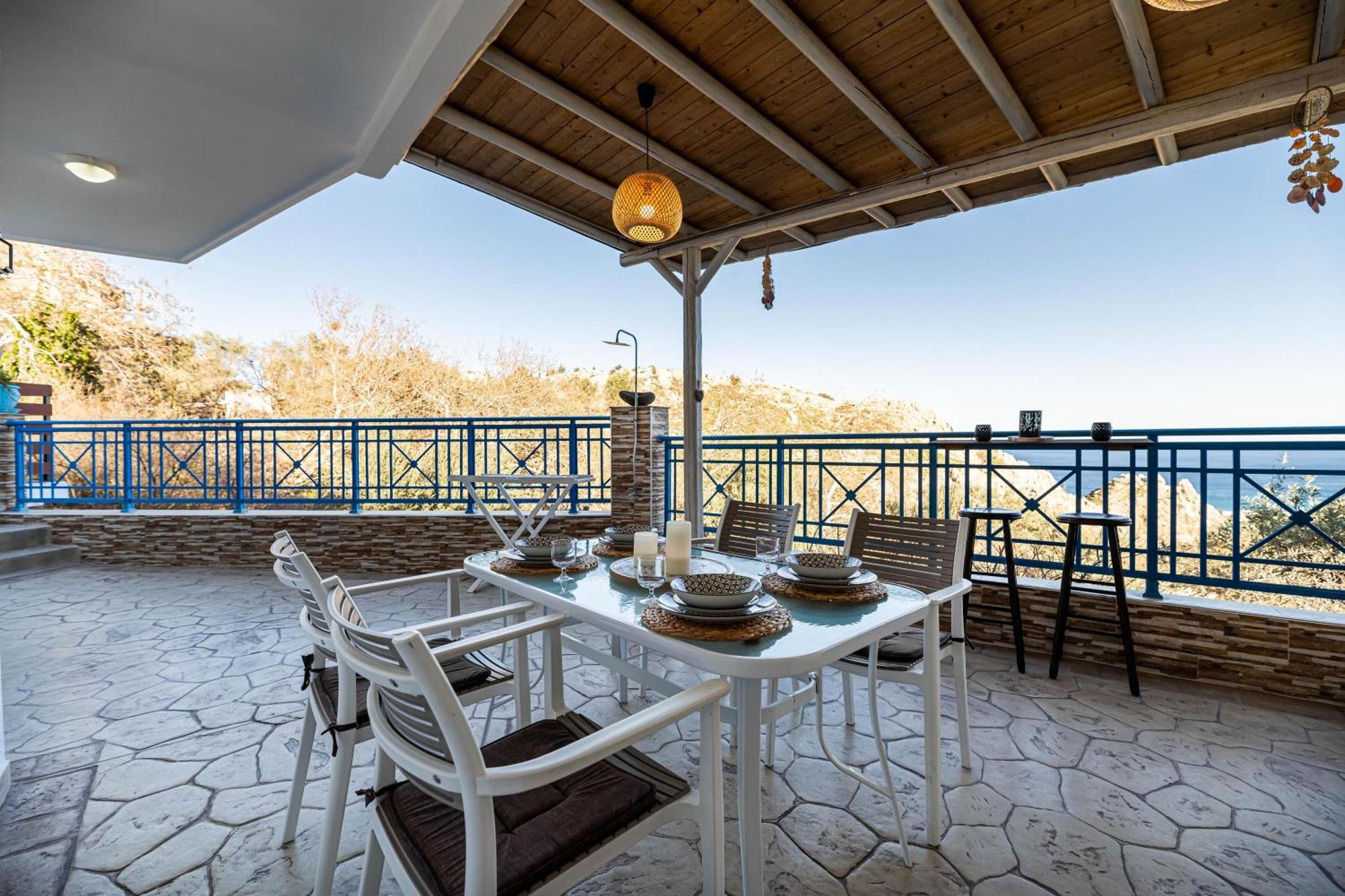 Aperanto Galazio Apartment Архангелос Экстерьер фото